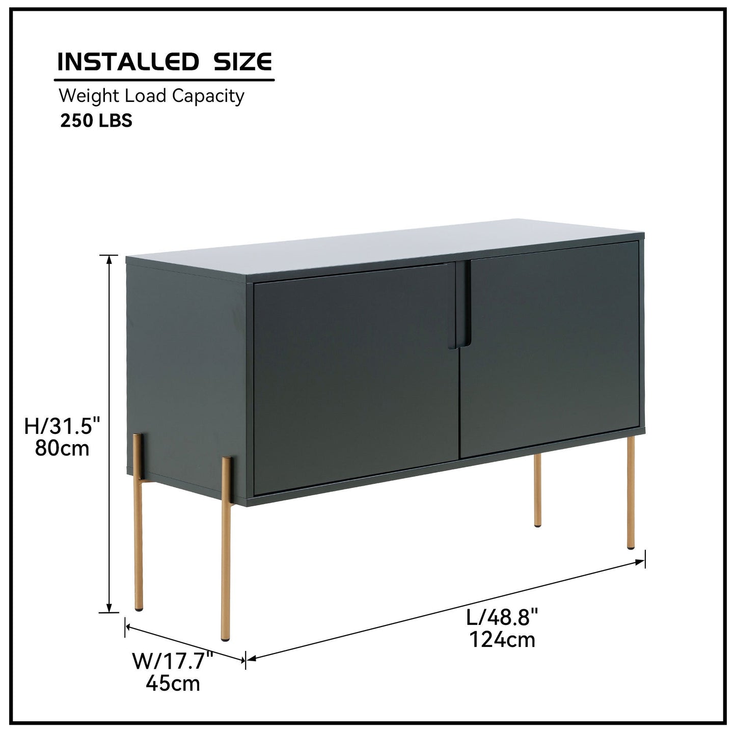 Modern Entertainment TV Stand Storage Cabinet Sideboard Buffet Table