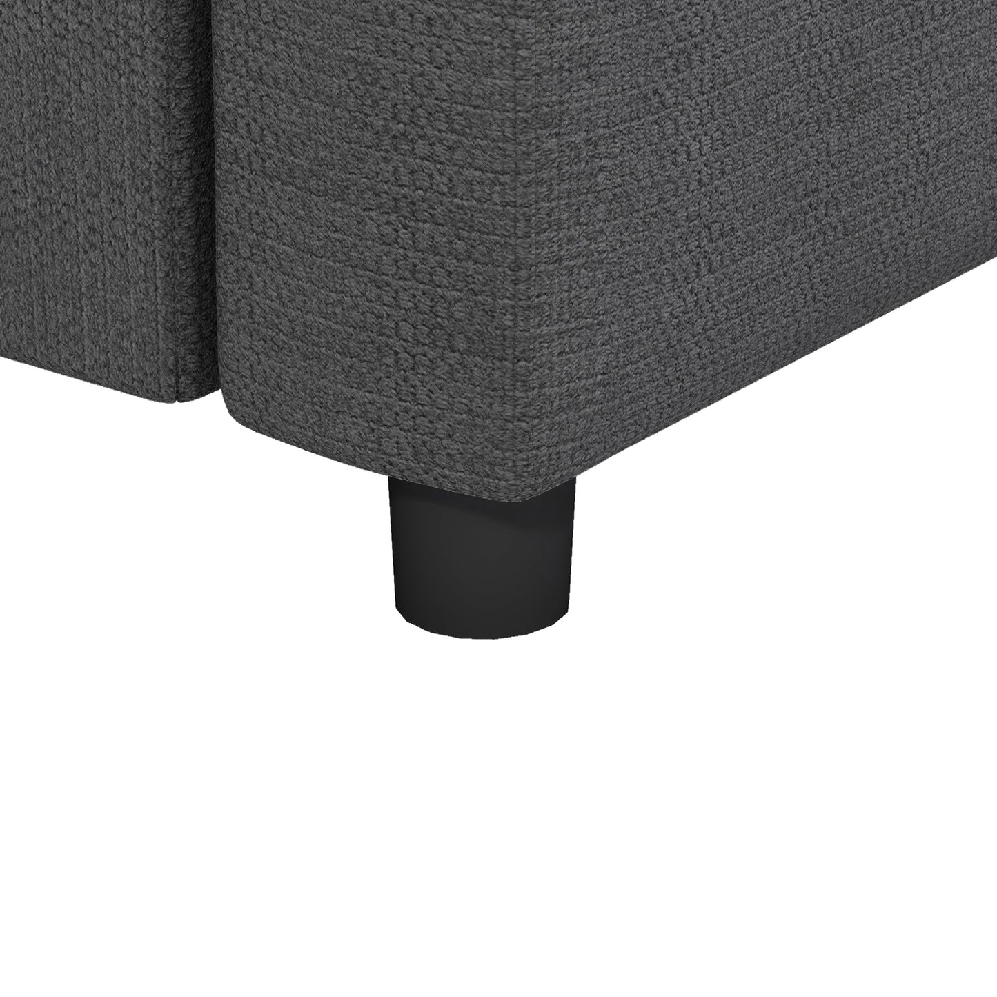 Loveseat Module for Modular Sectional Sofa,Chenille,Minimalist Style,2