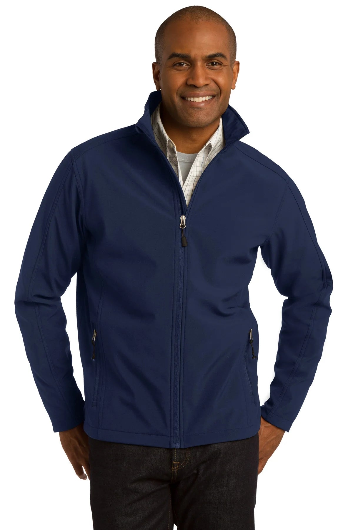 Tall Core Soft Shell Jacket-Lt (Dress Blue Navy)