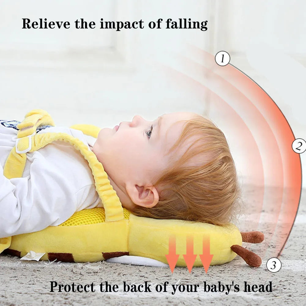 Toddler Baby Head Protector Cushion Backpack Wear Protection Adjustable Infant Safety Back for Baby Walkers Protective Head