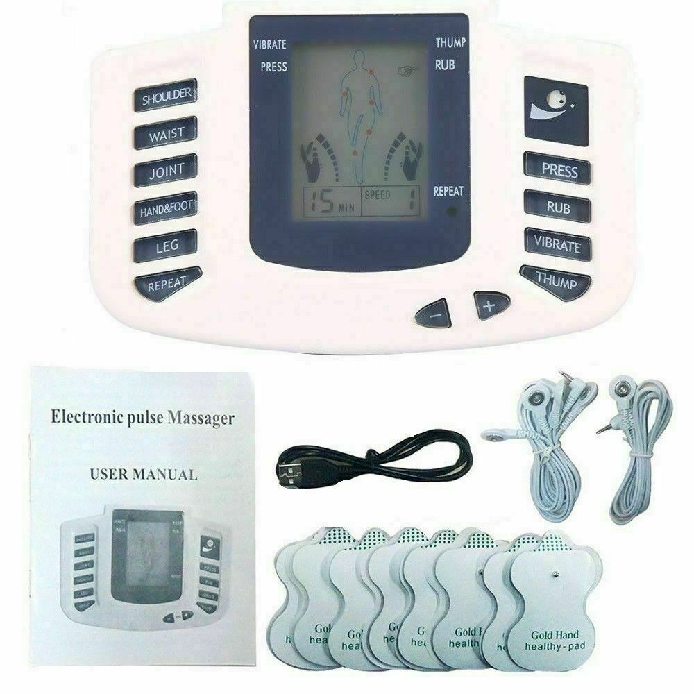 Tens Unit Electronic Pulse Massager Muscle Stimulator For Pain Relief